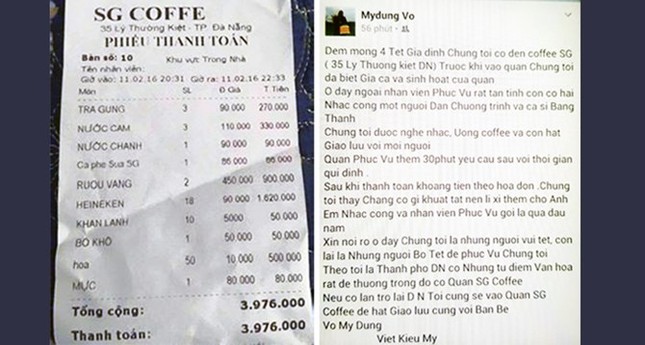 Chủ hóa đơn cafe 4 triệu đồng bức xúc vì thông tin sai lệch - ảnh 2