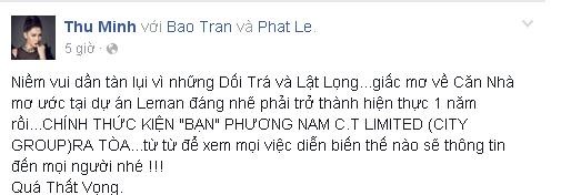 Thu Minh kiện công ty mua bán nhà 90 tỷ vì trễ hẹn giao gần 1 năm - ảnh 3