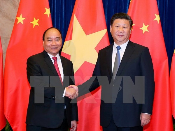 Thủ tướng hội kiến Tổng Bí thư, Chủ tịch nước Trung Quốc Tập Cận Bình - ảnh 1