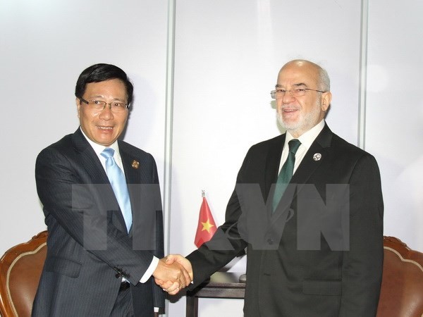 Phó Thủ tướng Phạm Bình Minh hội kiến Tổng thống Venezuela - ảnh 2