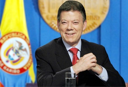 Tổng thống Colombia nhận giải Nobel Hòa bình - ảnh 1