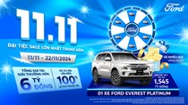 Ford Việt Nam triển khai 'đại tiệc sale' với nhiều ưu đãi hấp dẫn cho khách hàng trong tháng 11