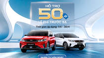 Geely Coolray ưu đãi 50% phí trước bạ khi mua xe trong tháng 4