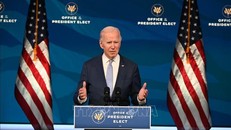 Kết quả thăm dò cho thấy công chúng châu Âu ủng hộ mạnh mẽ Tổng thống đắc cử Mỹ Joe Biden. Ảnh: AFP/TTXVN