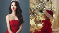 Phạm Hương khoe con trai đầu lòng nhân dịp Giáng sinh