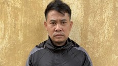 Đối tượng Song tại cơ quan công an