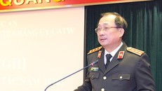 Thượng tướng Nguyễn Văn Thành phát biểu tại Hội nghị.