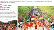 Năm sự kiện văn hóa - du lịch nổi bật trong tháng Tư