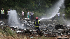 Hiện trường máy bay Cuba rơi