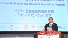 Thủ tướng Nguyễn Xuân Phúc phát biểu tại Hội nghị - Ảnh: VGP/Quang Hiếu