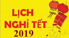Tết Dương lịch 2019 được nghỉ 4 ngày liên tiếp