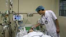 Bệnh nhân đang được theo dõi tại Bệnh viện Đa khoa Bắc Giang. Ảnh: Bệnh viện cung cấp.