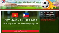 Hơn 20.000 vé trận bán kết AFF Cup của Việt Nam được bán online