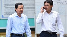 Các bị can Từ Thành Nghĩa (phải) và Võ Quang Huy. Ảnh: dantri.com.vn