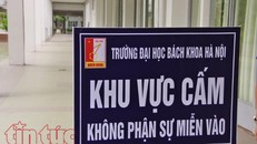 Việc chấm trắc nghiệm phải thực hiện trong khu vực khép kín, được lực lượng công an bảo vệ 24/24 giờ. Ảnh: L.S/Báo Tin tức