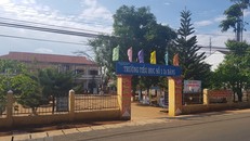 Trường Tiểu học số 1 Ia Băng, xã Ia Băng, huyện Đăk Đoa (Gia Lai) nơi có 2 học sinh bị Phó bí thư xã đánh. (Ảnh: Hồng Điệp/TTXVN)