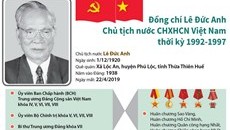 Tóm tắt quá trình công tác của đồng chí Lê Đức Anh