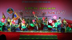 Một tiết mục văn nghệ đặc sắc được biểu diễn tại Liên hoan “Tiếng hát Làng Sen” năm 2019.