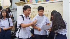 TP Hồ Chí Minh công bố đáp án ba môn thi tuyển sinh vào lớp 10