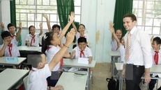 Người nước ngoài dạy học tại Việt Nam. (Nguồn: TTXVN)