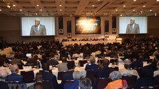 Toàn cảnh Hội nghị Quốc tế Tokyo về Phát triển châu Phi (TICAD) lần thứ 7 ở Yokohama. (Ảnh: Đào Tùng/TTXVN)