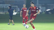 Văn Hậu và Trọng Hoàng có tên trong danh sách tuyển Việt Nam đấu Thái Lan. (Ảnh: Nguyên An/Vietnam+)