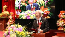 Tổng Bí thư, Chủ tịch nước Nguyễn Phú Trọng phát biểu tại Lễ kỷ niệm. Ảnh: Trí Dũng/TTXVN