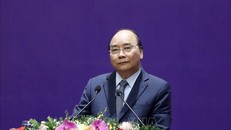 Thủ tướng Chính phủ Nguyễn Xuân Phúc, Chủ tịch Hội đồng Thi đua - Khen thưởng Trung ương. Ảnh: Thống Nhất/TTXVN