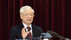 Tổng Bí thư, Chủ tịch nước Nguyễn Phú Trọng phát biểu tại Hội nghị - Ảnh: VGP/Nhật Bắc