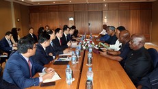 Quang cảnh buổi tiếp đón.