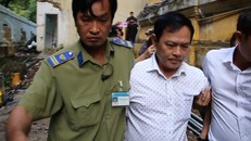 Ông Nguyễn Hữu Linh tại tòa sáng nay. Ảnh: Tân Châu