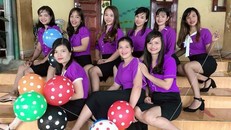 Các giáo viên trong lễ khai giảng năm học 2018 -2019. Ảnh: Giáo viên cung cấp.