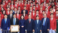 Thủ tướng gặp VĐV, huấn luyện viên đạt thành tích cao tại SEA Games 30