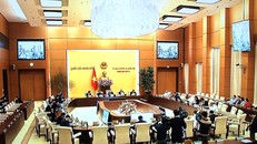 Phiên họp thứ 41 của Ủy ban Thường vụ Quốc hội diễn ra trong 1,5 ngày. Ảnh: VGP/Nguyễn Hoàng