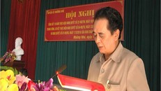 Đồng chí Nguyễn Quang Sáng, Tỉnh ủy viên, Bí thư Huyện ủy Mường Nhé.