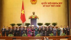 Lễ ra mắt Hội đồng bầu cử quốc gia sáng 12/6/2020. Ảnh: Doãn Tấn/TTXVN