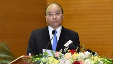 Thủ tướng Nguyễn Xuân Phúc phát biểu tại lễ kỷ niệm. - Ảnh: VGP/Quang Hiếu