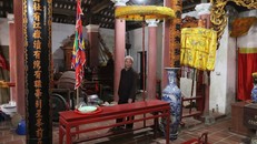 Đình Đại Định (xã Tam Hưng, huyện Thanh Oai, Hà Nội), nơi mất nhiều cổ vật quý giá thời gian qua. Ảnh: hanoimoi.com.vn