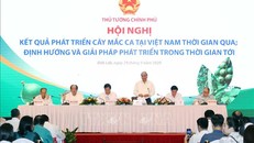 Thủ tướng Nguyễn Xuân Phúc phát biểu chỉ đạo hội nghị. Ảnh: Thống Nhất/TTXVN