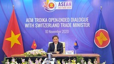 Bộ trưởng Công Thương Trần Tuấn Anh chủ trì cuộc đối thoại.