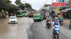 Đường Lương Định Của sẽ được sửa chữa tạm thời để đảm bảo an toàn giao thông. Ảnh: Trần Anh Ngọc