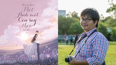 Tác giả Trần Vương Thuấn và cuốn sách lấy hai câu thơ của anh làm nhan đề