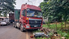 Hiện trường vụ tai nạn liên hoàn. Ảnh: Xuân Thời