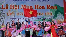 Một màn trình diễn trong đêm khai mạc Lễ hội mùa hoa ban năm 2019
