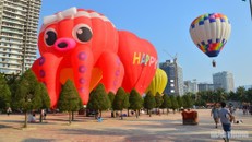 Lễ hội Khinh khí cầu quốc tế Đà Nẵng khai mạc vào sáng 30/4 tại Công viên biển Đông
