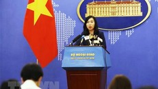 Người phát ngôn Bộ Ngoại giao Lê Thị Thu Hằng trả lời một số câu hỏi của phóng viên báo chí trong nước và quốc tế
