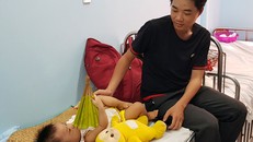 Bệnh nhi đang điều trị SXH tại BV Nhi đồng 1 (TP.HCM)