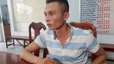 Ngọ tại cơ quan điều tra. Ảnh: Lê Trai.