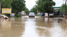 Ngập lụt gây khó khăn trong giao thông tại huyện Ea Súp. Ảnh minh họa: Tuấn Anh/TTXVN