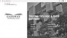 Trên website, tên "Trường Phổ thông liên cấp quốc tế Gateway" được đổi sang "Trường Tiểu học & THCS Gateway"